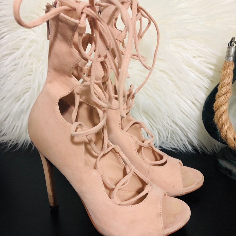 Lace Up Heels